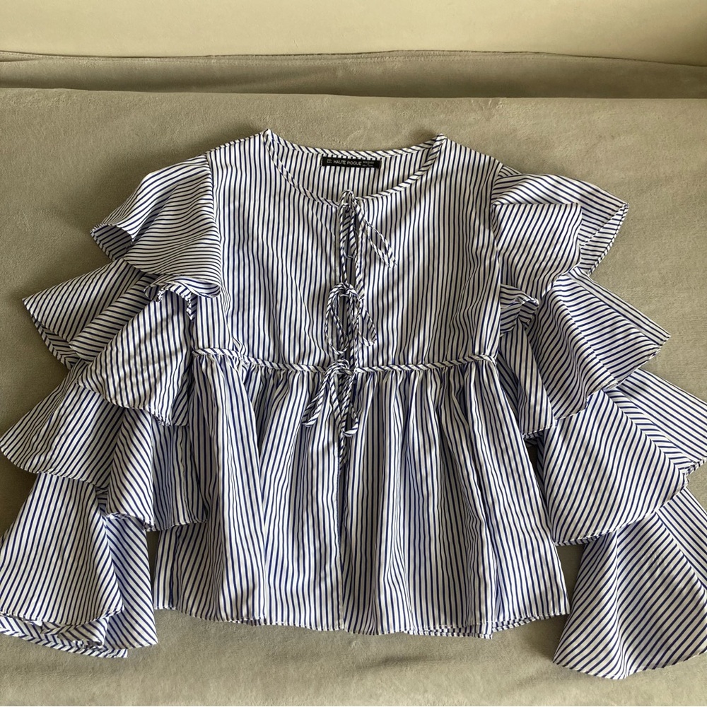 HAUTE ROGUE ruffled blouse - Picture 8 of 13